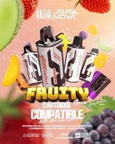 AKSO Supa Nova PRO NAU Cartridge 12000 Puffs